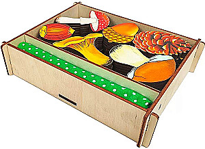 Zählmaterial in einem Beutel - Geschenke des Waldes