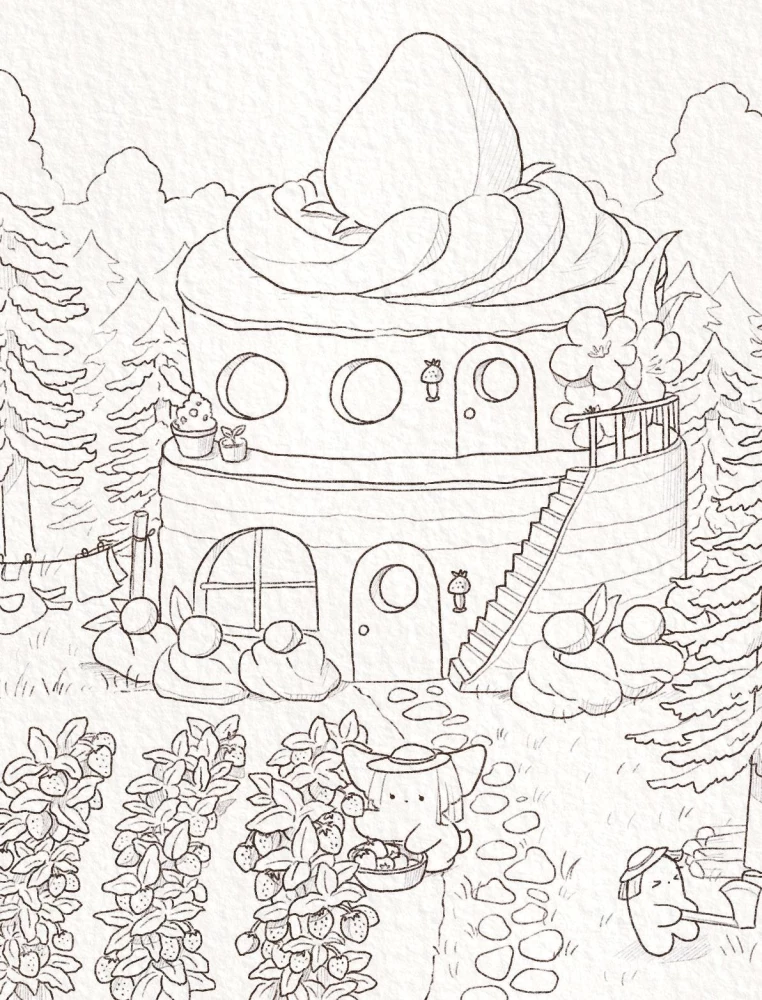 Die magische Reise des kleinen Fuchses Sogymi. Malbuch von einer beliebten koreanischen Künstlerin
