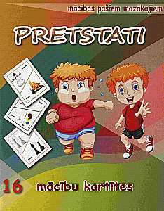 Priešingybės. 16 mokymo kortelių
