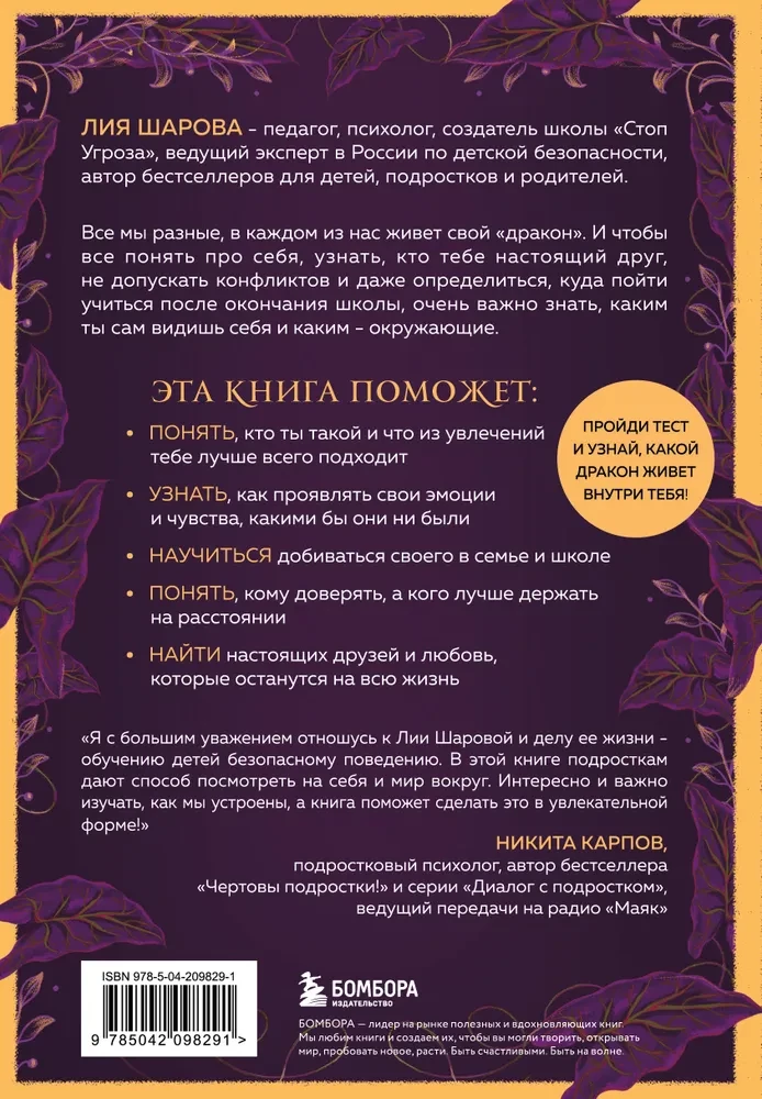 Your Secret Power. A Book for Teenagers and Their Inner Dragons