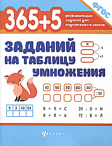365 + 5 ülesannet korrutustabeli kohta