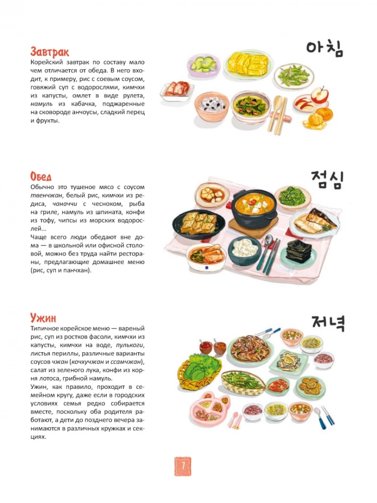 Korea köök illustratsioonides
