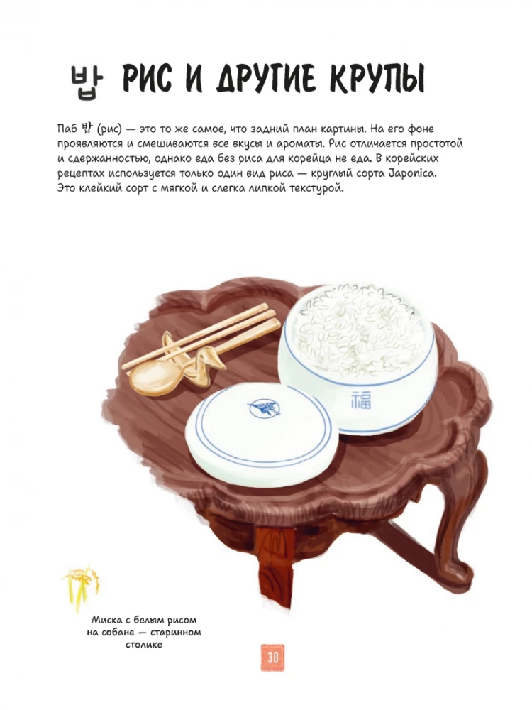 Korea köök illustratsioonides