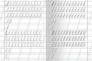 Für den Kindergarten. Heft mit Schreibübungen. Schreiben mit Neigung