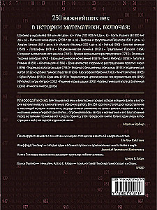 Wielka matematyka. Od Pitagorasa do obiektów 57-wymiarowych. 250 kluczowych punktów w historii matematyki