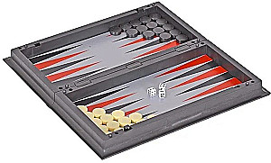Szachy, warcaby, backgammon i karty. 4 w 1 magnetyczne z planszą do gry