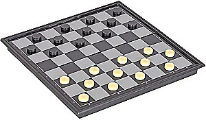 Szachy, warcaby, backgammon i karty. 4 w 1 magnetyczne z planszą do gry