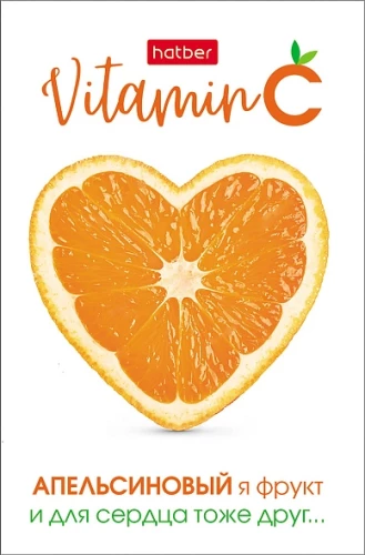 Bloks ar kvadrātiem, 48 lapas - Vitamin C, dažādībā