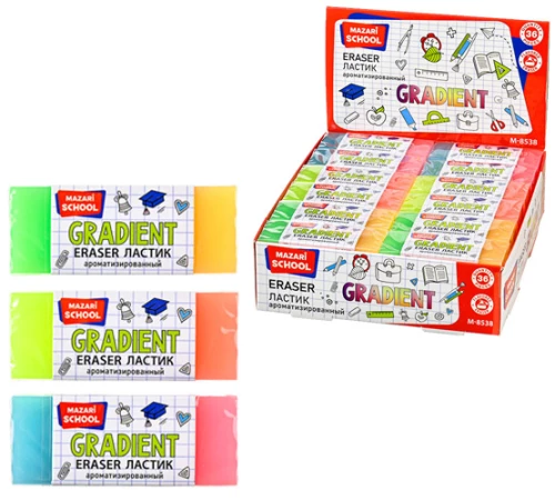 Aroomitatud kustutuskumm - Gradient, assortii