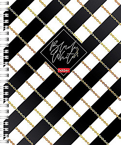 Teczka w kratkę, 96 stron - Black&White, w asortymencie
