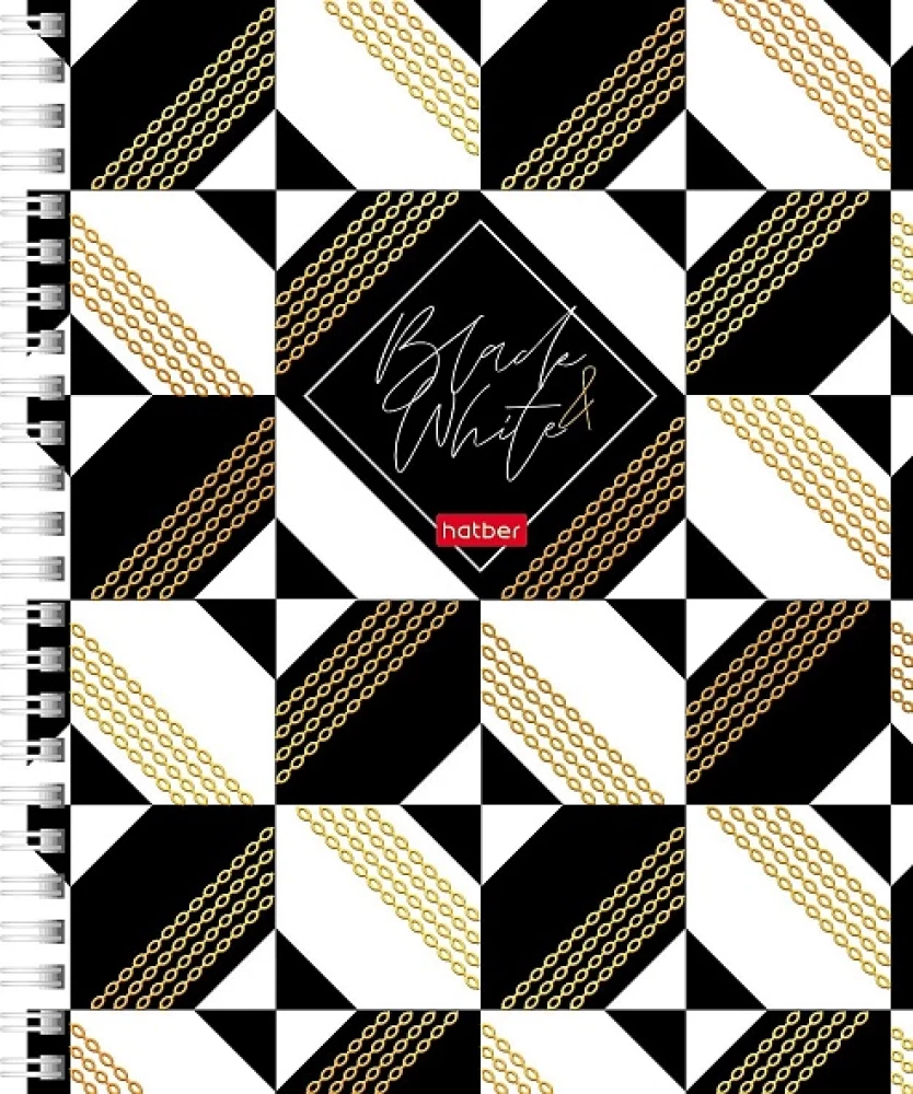 Teczka w kratkę, 96 stron - Black&White, w asortymencie