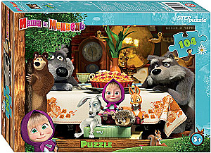 Puzzle - Masza i Niedźwiedź - 2, 104 elementy
