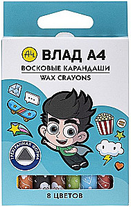 Vahakriidid - Vlad A4, 8 värvi