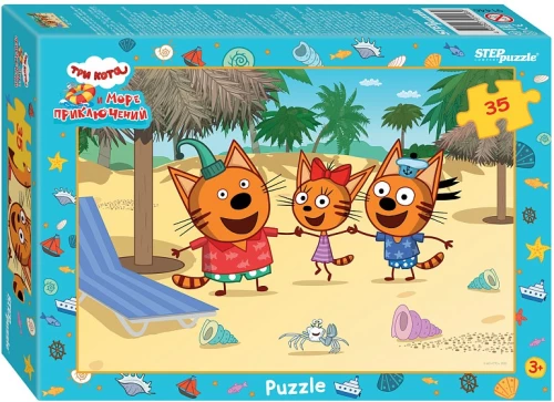 Puzzle - Trzy koty, 35 elementów