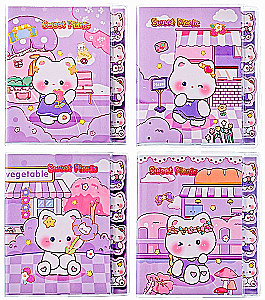 Notebook - Kittens, 80 sheets, assorted