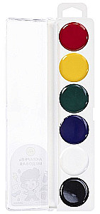 Honey watercolor semi-dry - Vlad A4, 6 colors