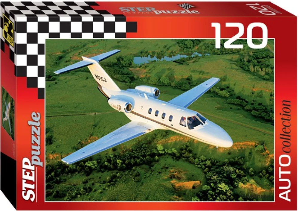 Puzzle - Golden Series -10. Cars, 120 pieces, assorted