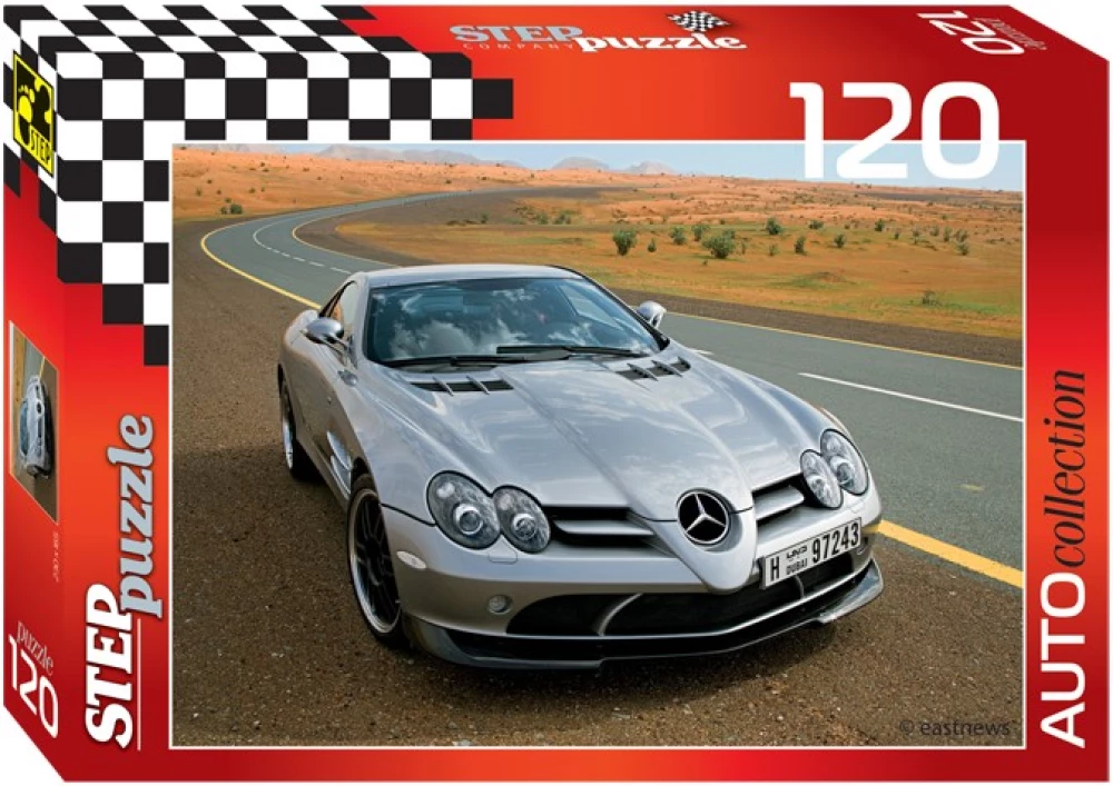 Puzzle - Golden Series -10. Cars, 120 pieces, assorted