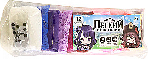 Light Clay - Easy Molding. Anime Girl, 12 Soft Colors