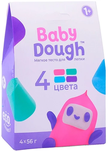 Küpsetustainas - BABY DOUGH, 4 värvi, nr 1