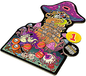 Tabletop game - Epic battles of battle mages. A mess in the mushroom swamp