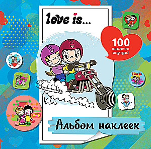 Love is... Sticker Album (blue) (100 pcs)