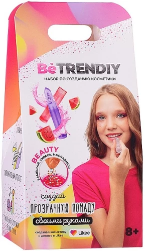 Kosmeetika loomise komplekt - DIY Be TrenDIY Beauty, läbipaistev huulepulk