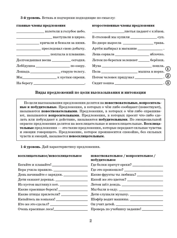 Russian Language. The Most Necessary Rules and Exercises. 3rd Grade