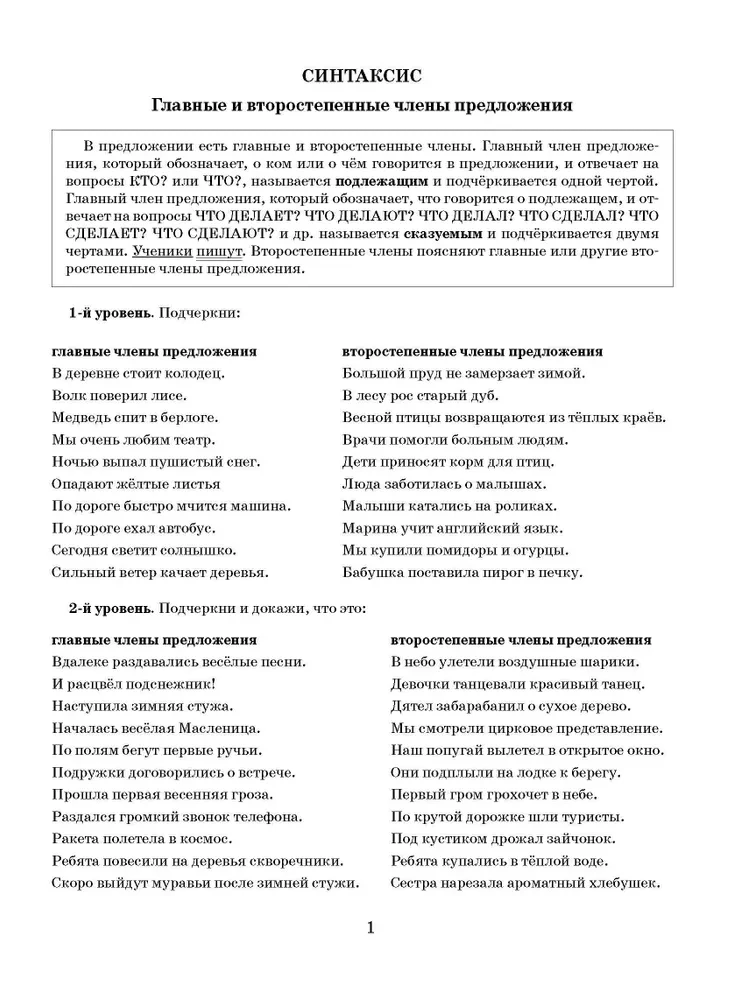 Russian Language. The Most Necessary Rules and Exercises. 3rd Grade