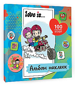 Love is... Sticker Album (blue) (100 pcs)