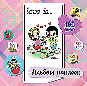 Love is... Sticker Album (pink) (100 pcs)