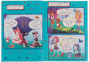 Mysteröser Garten. Kreativer Comic. Enchantimals