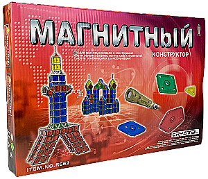 Magnetyczny konstruktor Crystal (125 elementów)