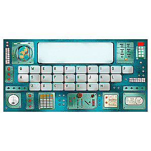 Stalo žaidimas - Qwerty. Kverty. Žaidimas rusų ir anglų kalbomis