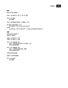Python, zum Beispiel