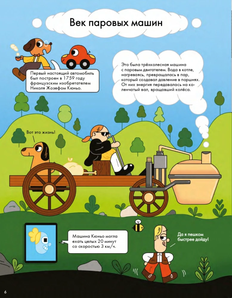 Historia samochodu w komiksach