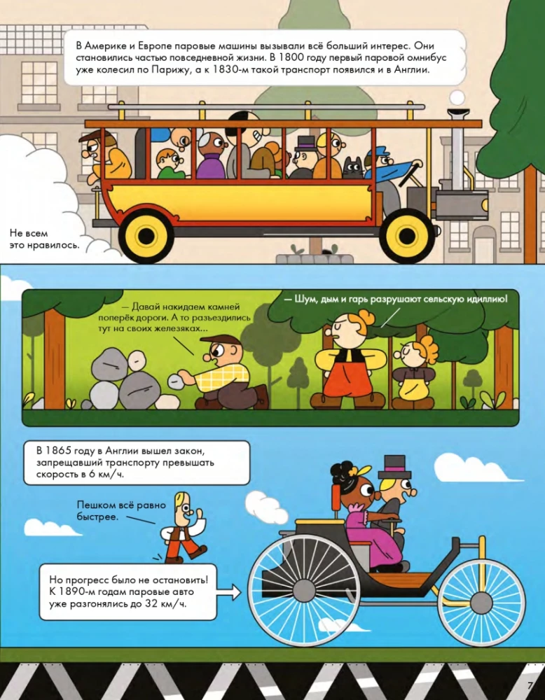 Historia samochodu w komiksach
