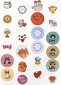 Cats. Sticker Mazes