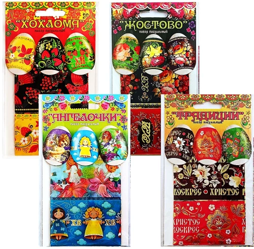 Easteri muna komplekt (4 tüüpi assortii)
