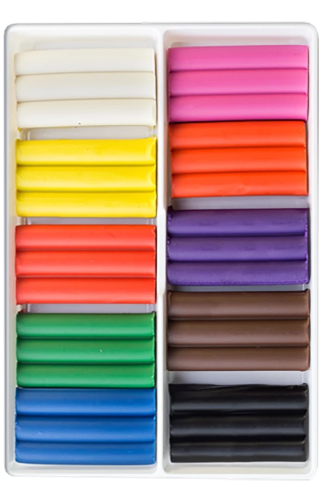 Plant-based modeling clay - Krokha, 10 colors