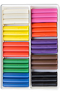 Plant-based modeling clay - Krokha, 10 colors