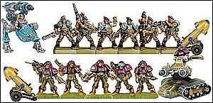 Brettspiel - Panzerinfanterie. Mission Falle