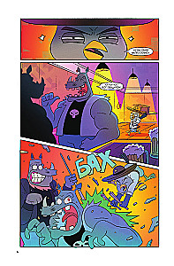 Suspicious Owl. Comic. Flying Detective