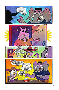 Suspicious Owl. Comic. Flying Detective