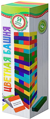 Stalo žaidimas - Spalvingas bokštas