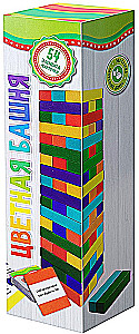 Brettspiel - Farbiger Turm