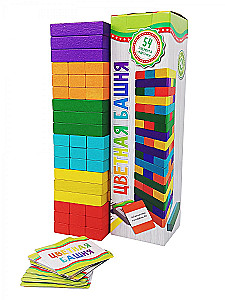Brettspiel - Farbiger Turm