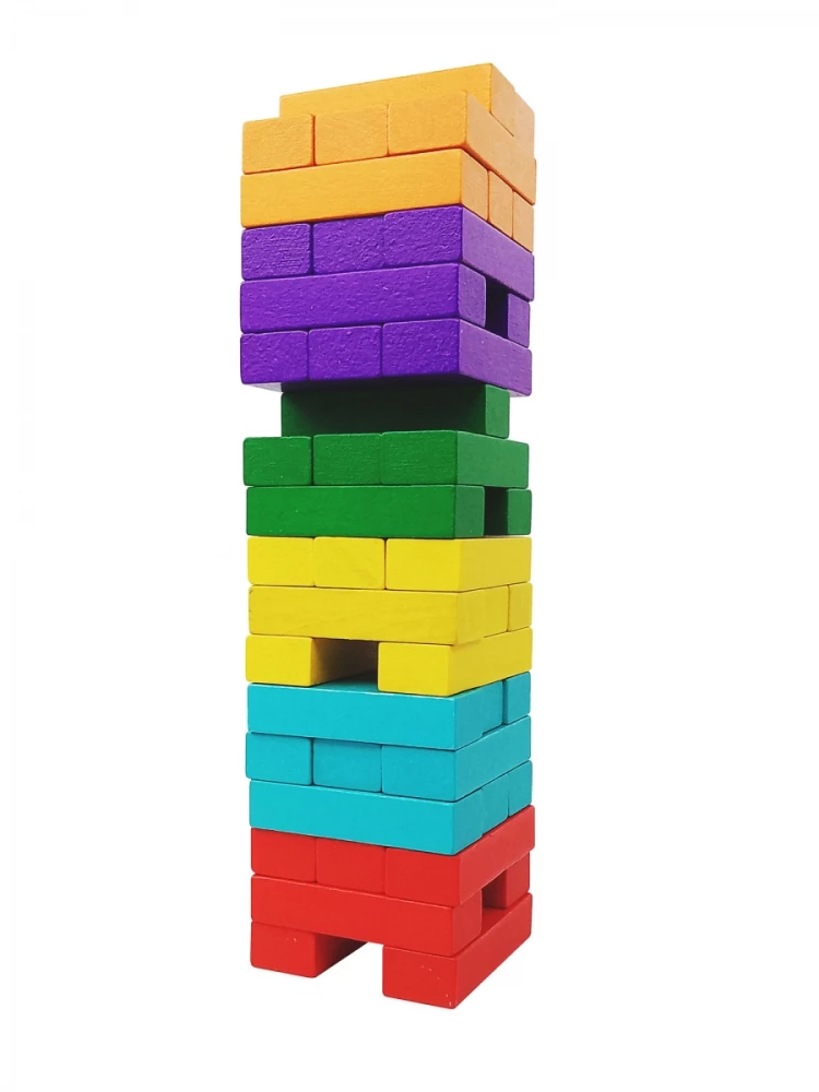 Brettspiel - Farbiger Turm