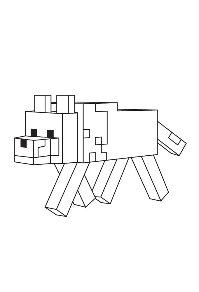 Vaikų Minecraft spalvinimo knygelė