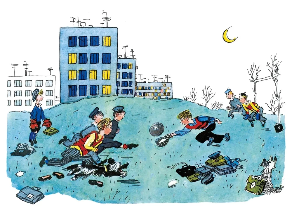 Witia Malejew w szkole i w domu